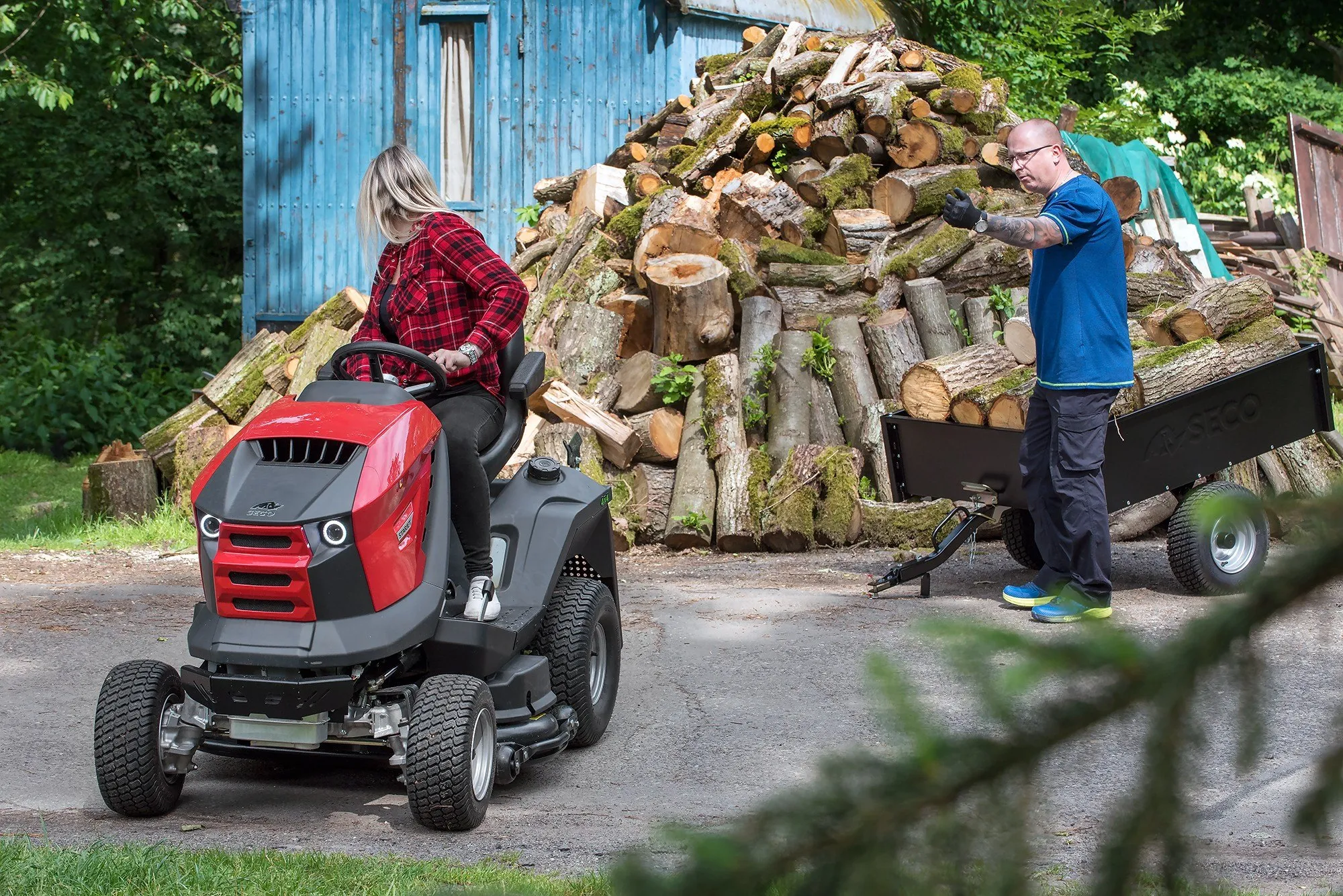 Kallutatav käru NT – 4 must - Pilt 13