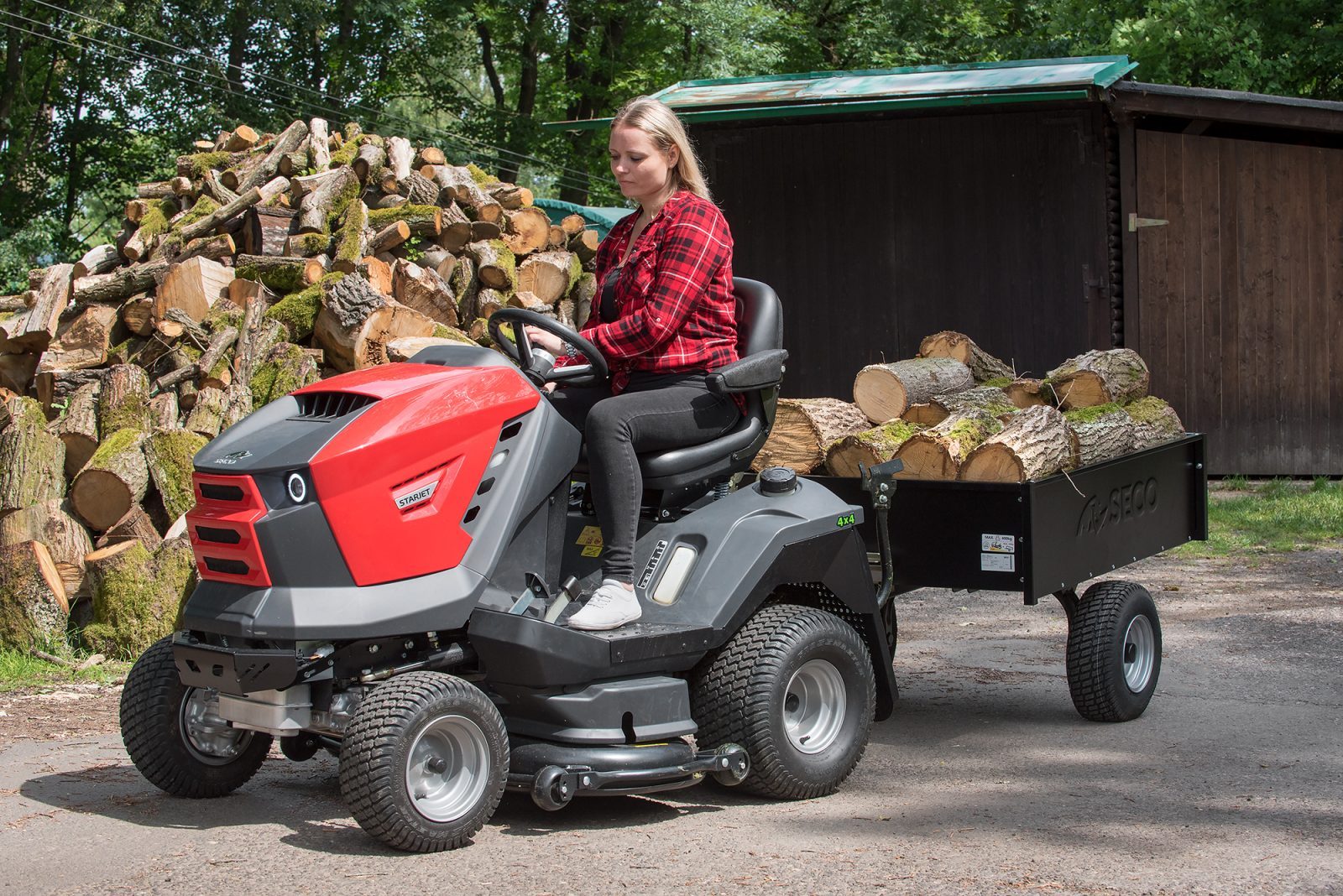 Kallutatav käru NT – 4 must - Pilt 18