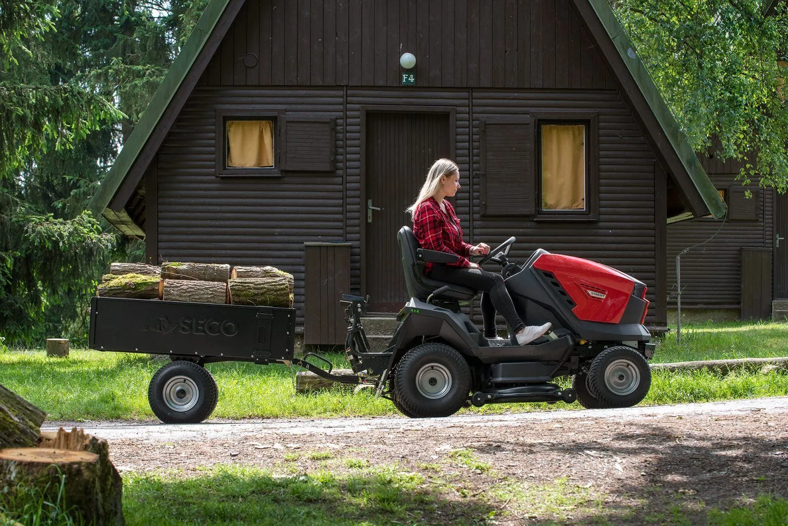Kallutatav käru NT – 4 must - Pilt 17