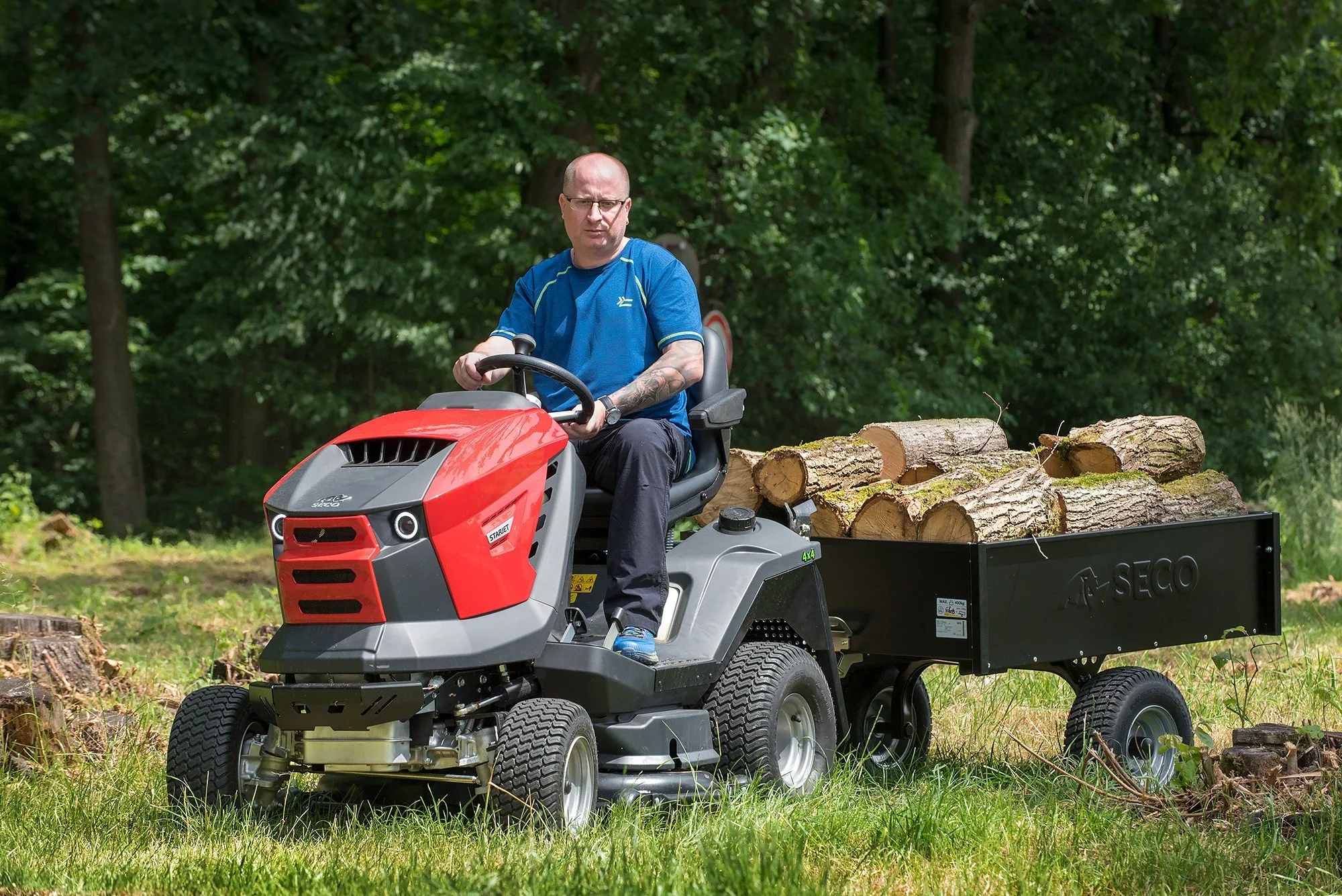Kallutatav käru NT – 4 must - Pilt 27