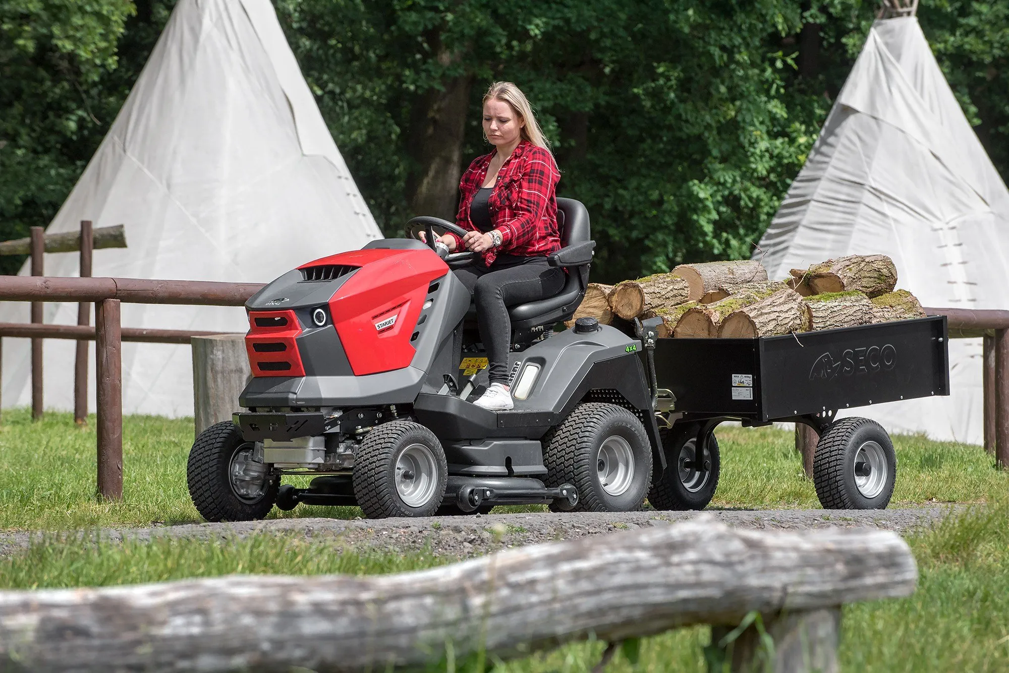 Kallutatav käru NT – 4 must - Pilt 26