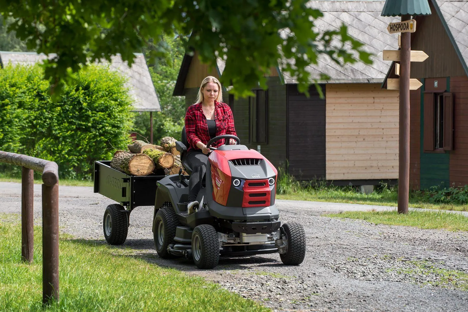 Kallutatav käru NT – 4 must - Pilt 25