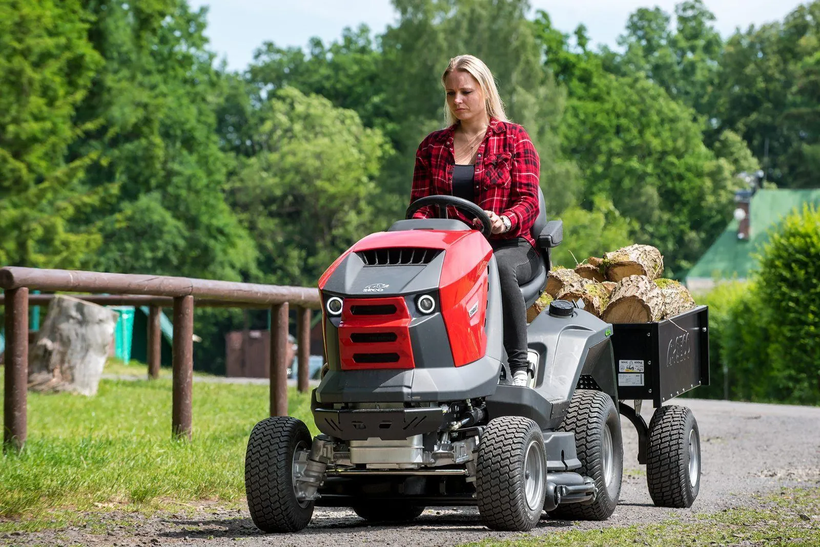 Kallutatav käru NT – 4 must - Pilt 24