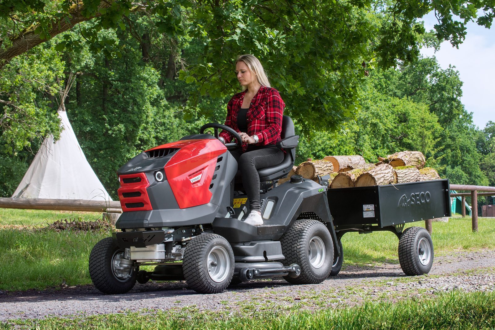 Kallutatav käru NT – 4 must - Pilt 23