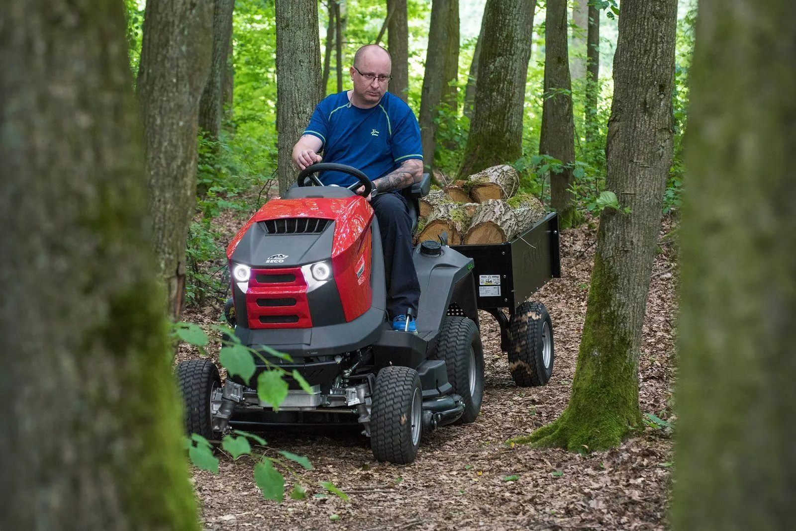 Kallutatav käru NT – 4 must - Pilt 37