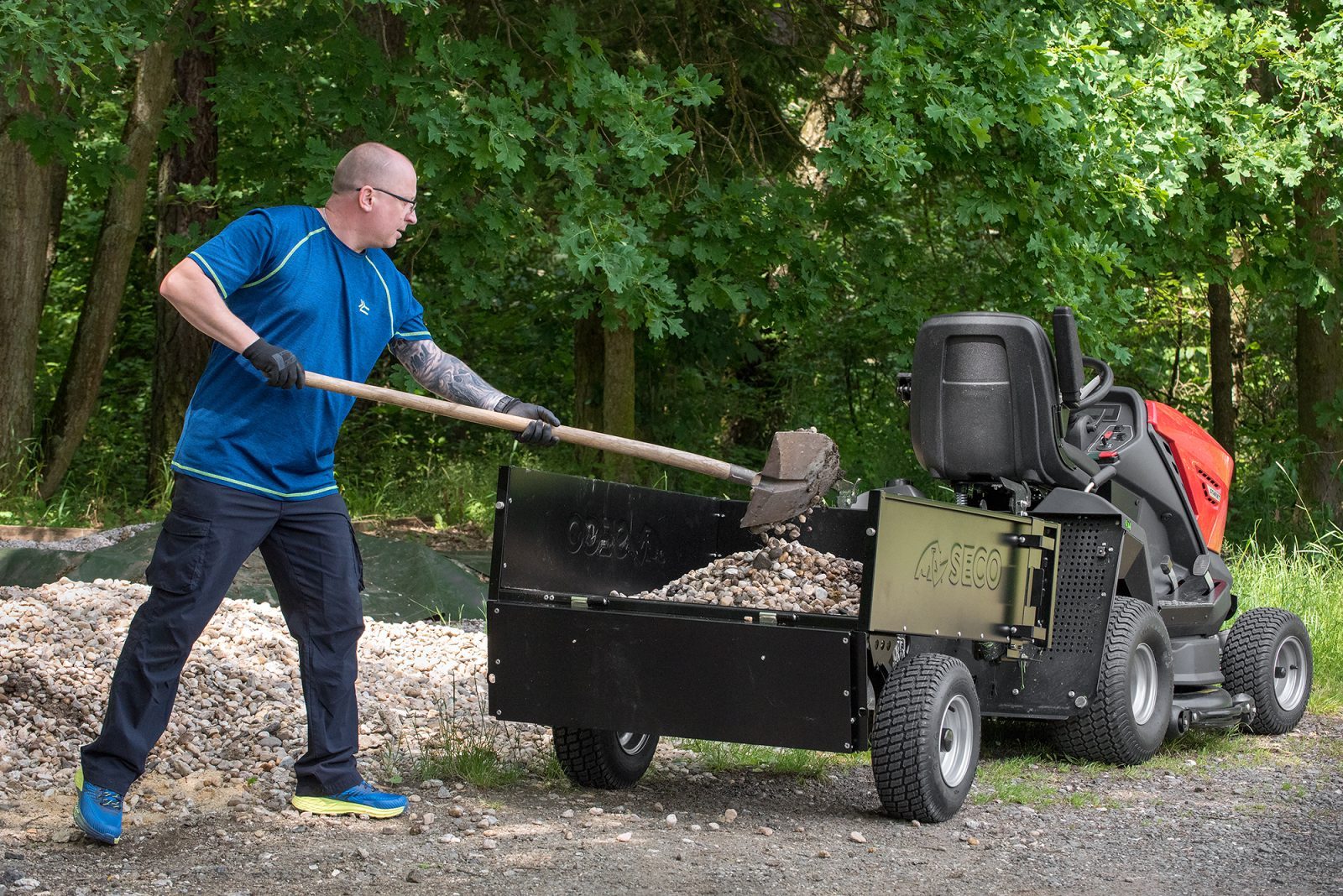 Kallutatav käru NT – 4 must - Pilt 33