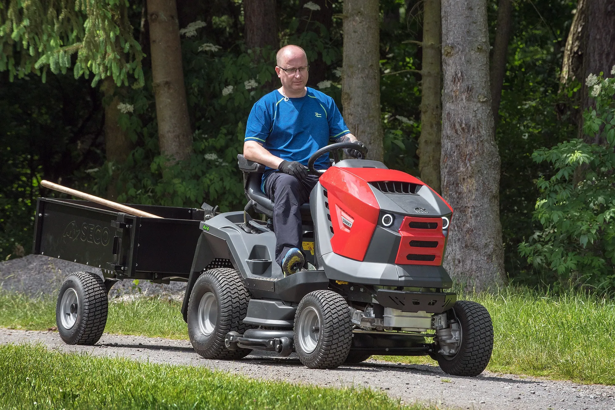 Kallutatav käru NT – 4 must - Pilt 29