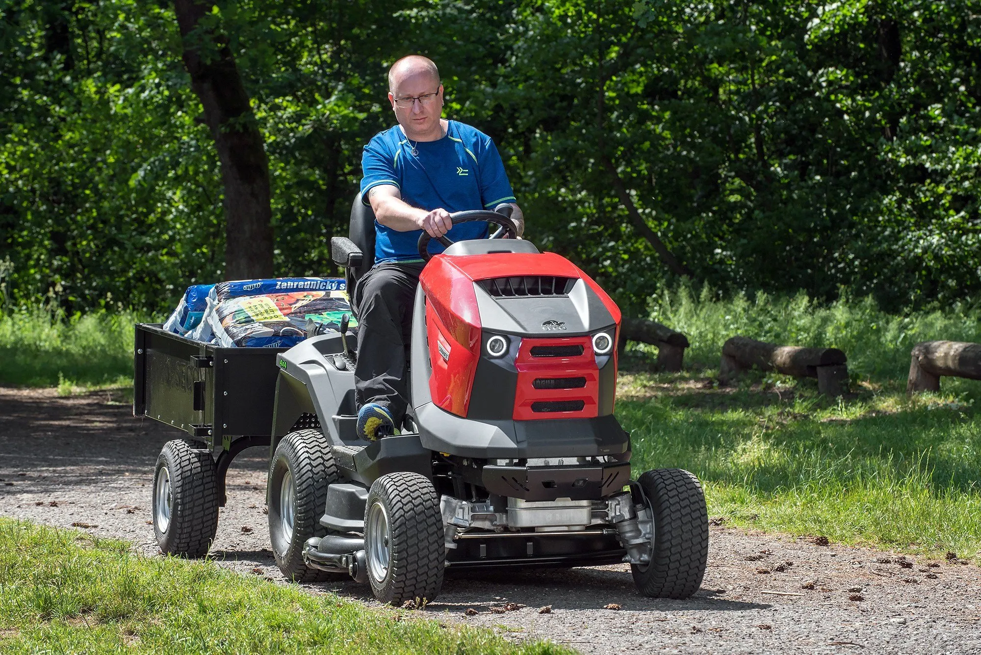Kallutatav käru NT – 4 must - Pilt 61